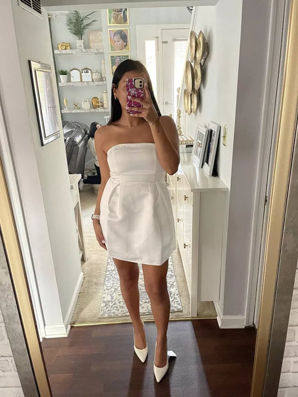 Princess Polly Spader Corset Mini Dress White Size 4 - Picture 3 of 10